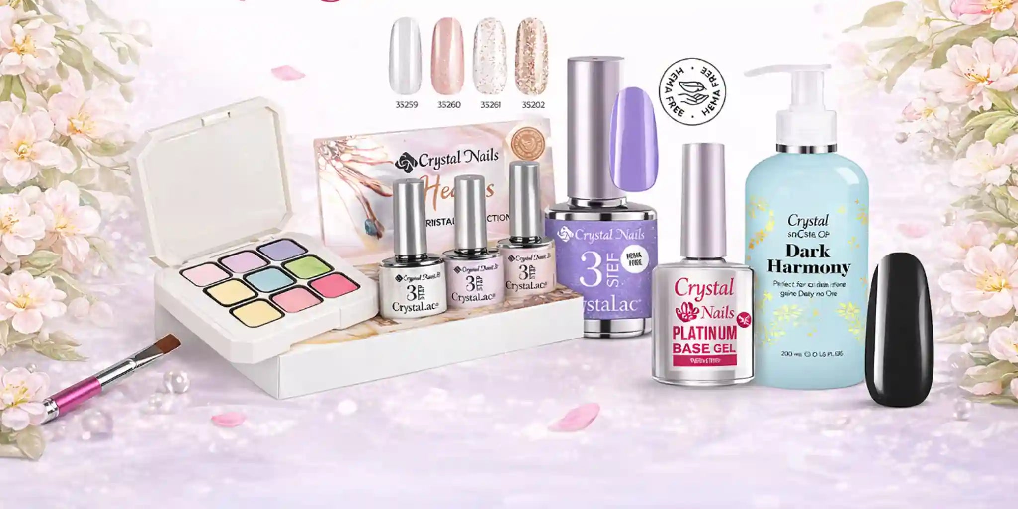 Crystal Nails Tavaszi-Nyári Újdonságok 2026 – Színpompás Kollekciók Professzionális Körömépítéshez