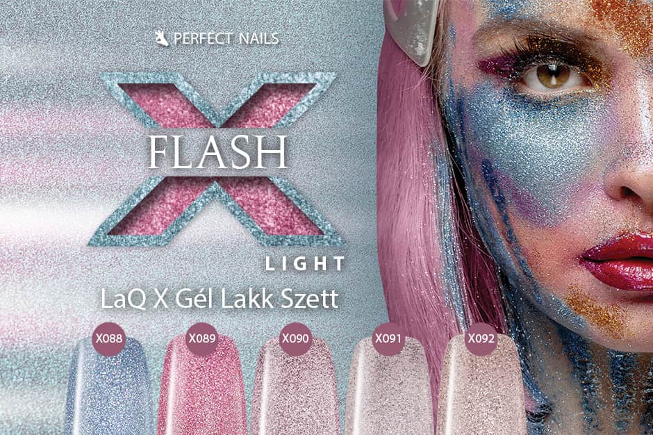 Perfect Nails Flash Light gél lakk készlet