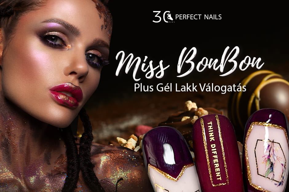 Perfect Nails Miss BonBon gél lakk szett