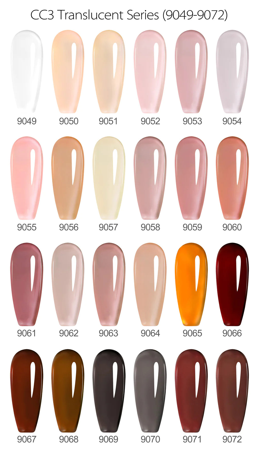 CANNI HEMA FREE UV/LED gel polish set (30 pieces) CC3