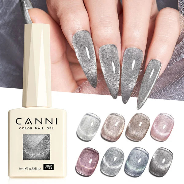 CANNI HEMA FREE UV/LED Cat Eye gél lakk 9 ml No. 8023