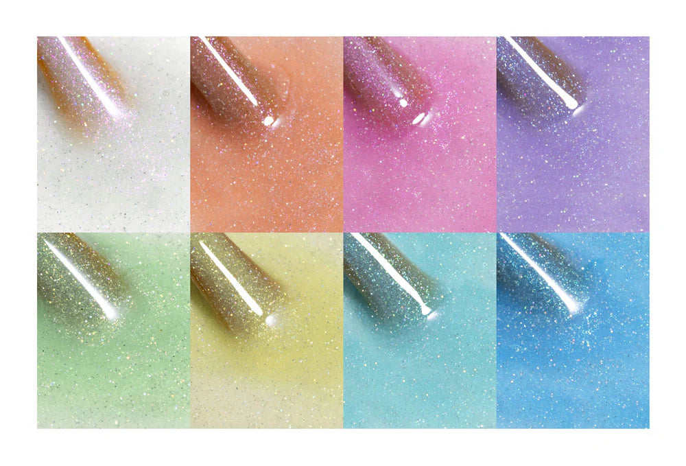 CANNI HEMA FREE szett 8 x 9 ml - No.07 - Fairy Glitter Collection