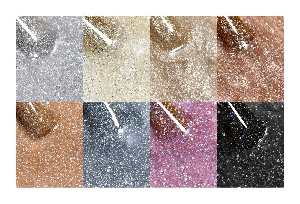 CANNI HEMA FREE set 8 x 9 ml - No.08 - Diamond Glitter Collection