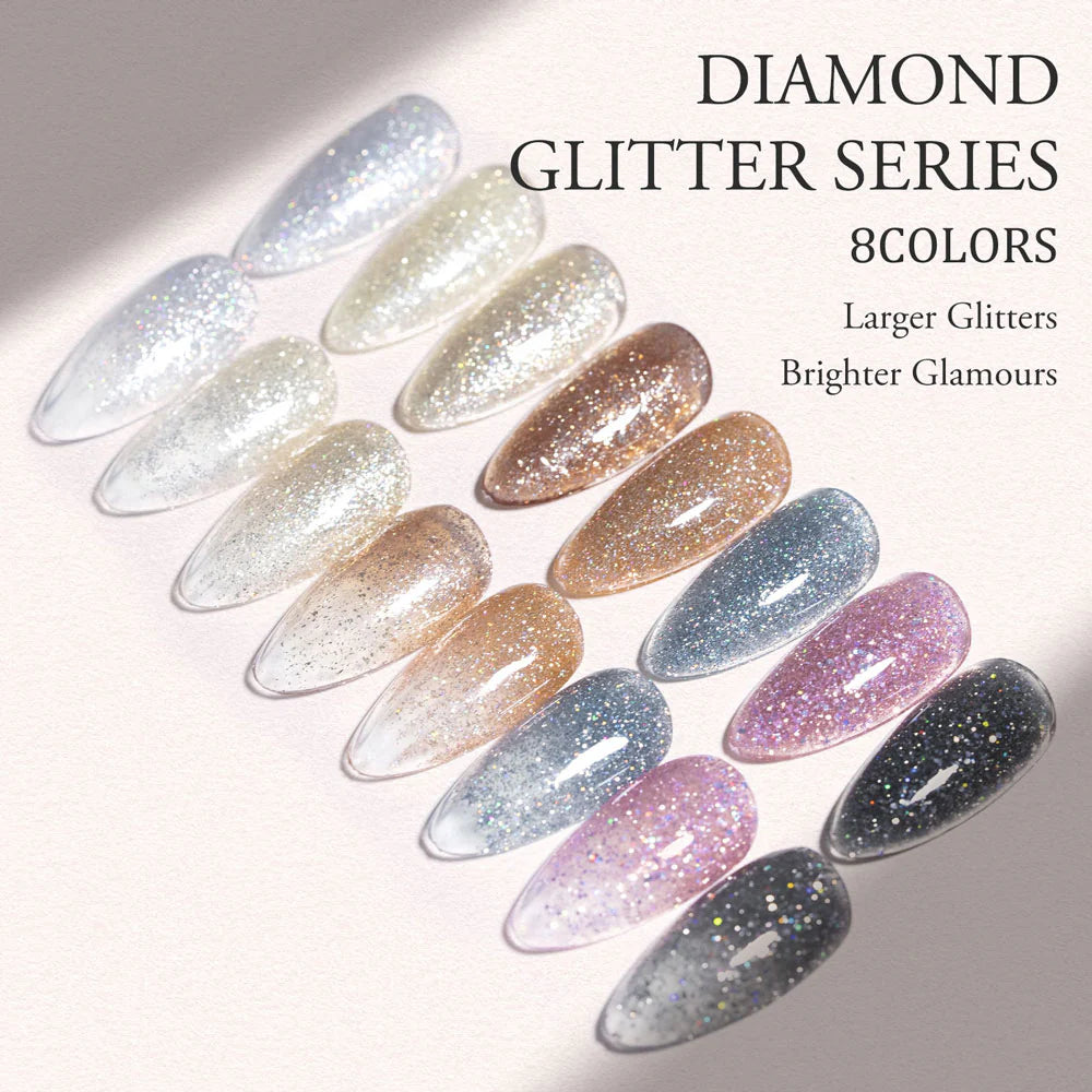 CANNI HEMA FREE UV/LED Gellack 9 ml Nr. 8059 – Diamond Glitter Collection