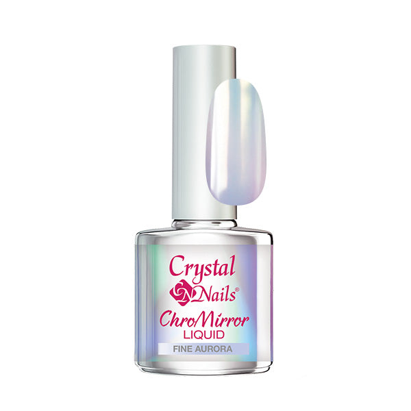 Crystal Nails ChroMirror króm liquid 4ml - Fine Aurora