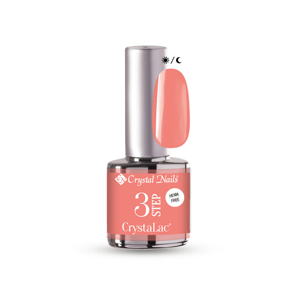 3 STEP HEMA Free CrystaLac - HF3SG1 (4ml) - Glowy Flamingo