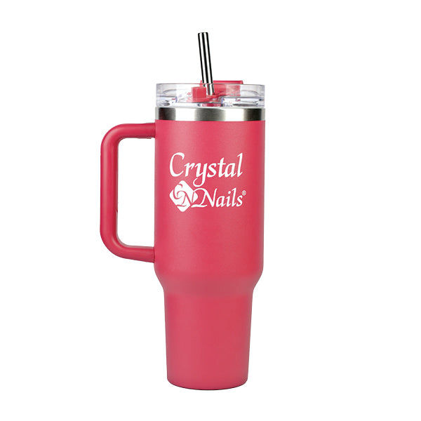 Crystal Nails Fém hőtartó kulacs - vörösáfonya
