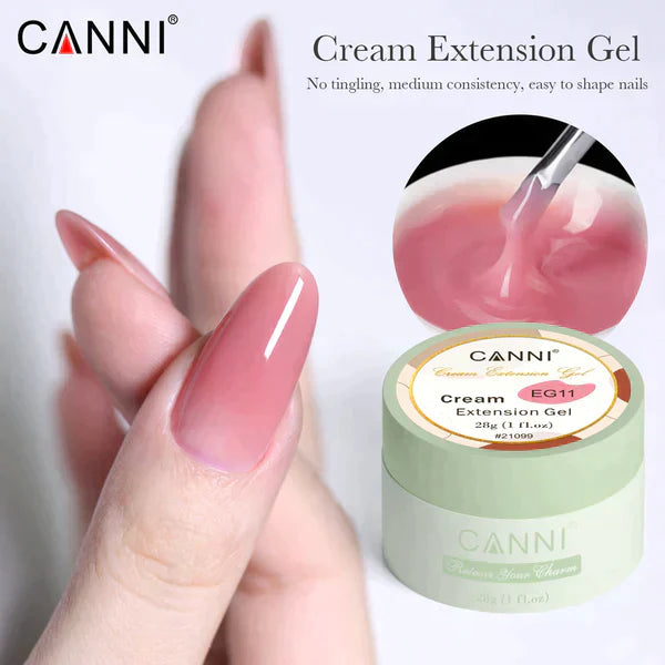CANNI Cream Extension gel - építőzselé - 28g - EG08