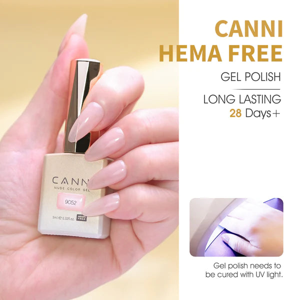 CANNI HEMA FREE UV/LED gel polish set 6x9ml - Translucid Glamour