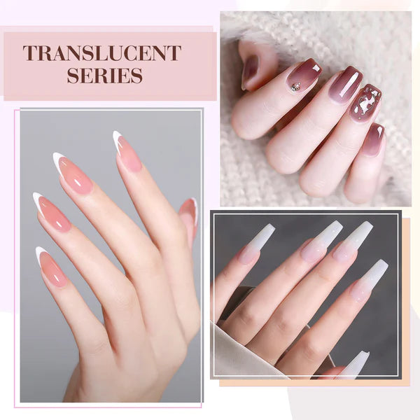 CANNI HEMA FREE UV/LED gel polish set 6x9ml - Translucid Glamour