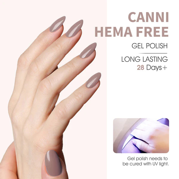 CANNI HEMA FREE UV/LED gél lakk szett 6x9ml - Classic Couture