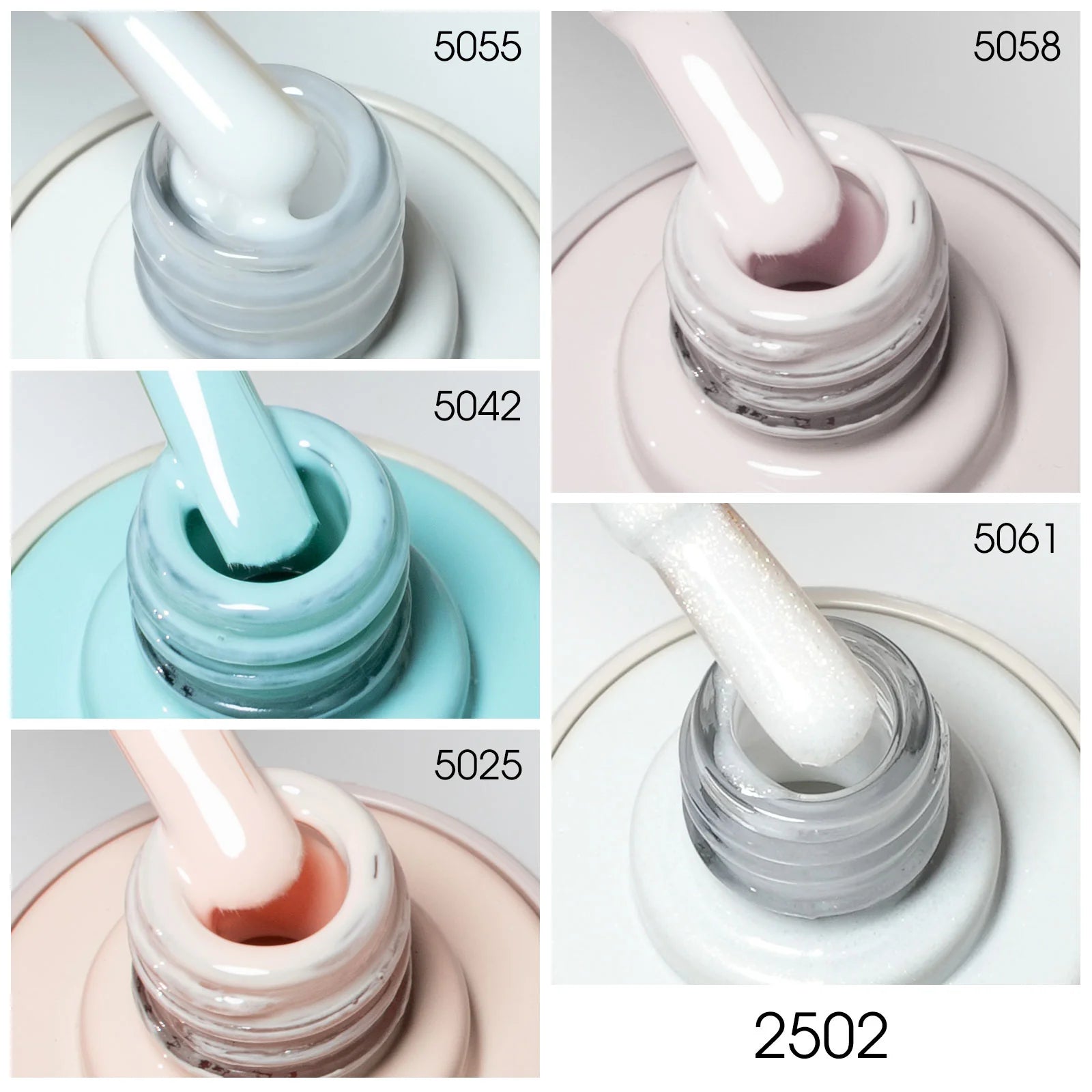 Venalisa HEMA-TPO free UV/LED Gel Polish Set 5x10 ml - Moonlight Sorbet V2502