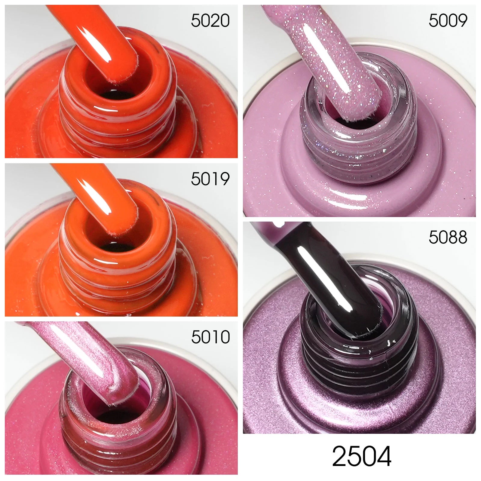 Venalisa HEMA-TPO free UV/LED Gel Polish Set 5x10 ml - Twilight Glimmer V2504