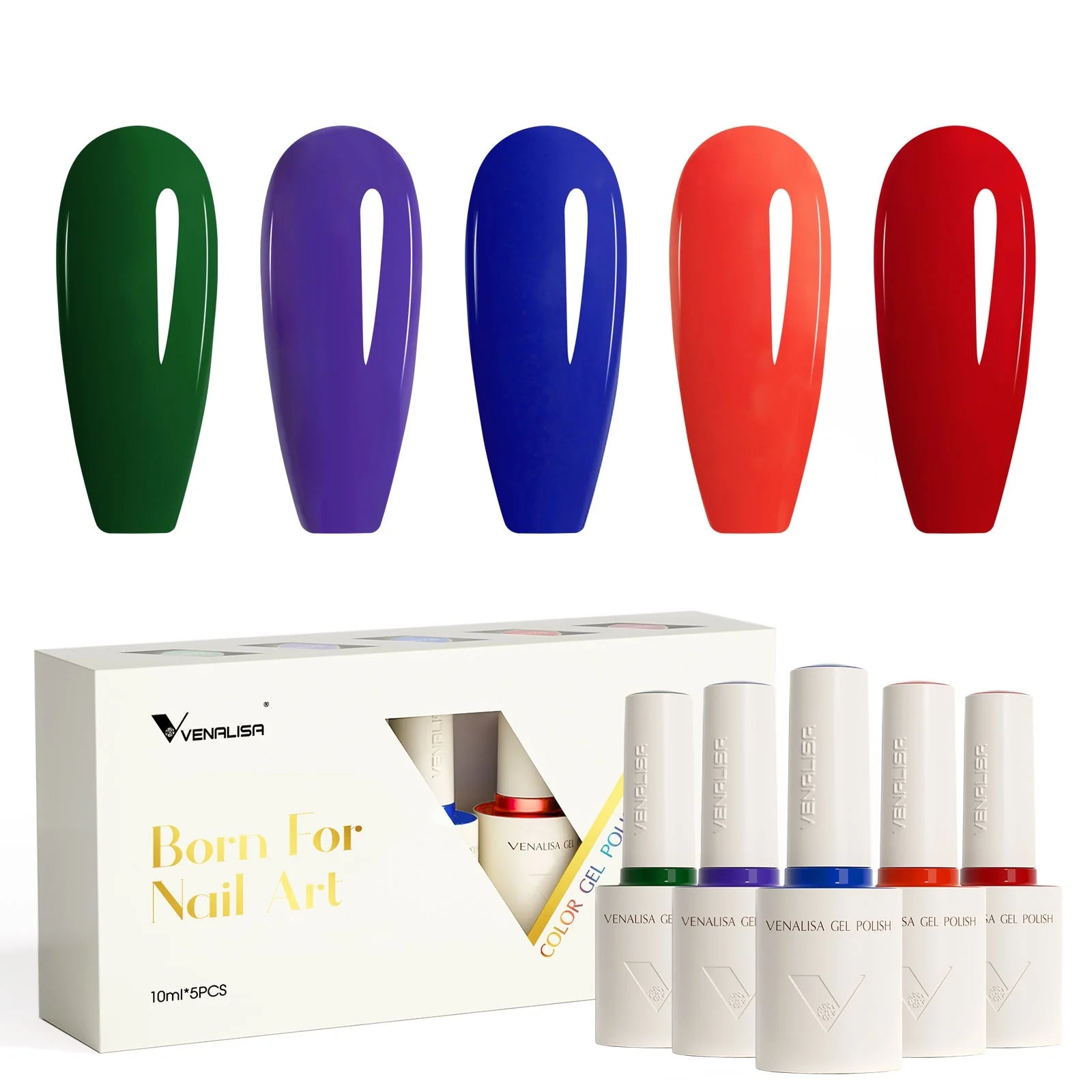 Venalisa HEMA-TPO free UV/LED Gel Polish Set 5x10 ml - Gothic Garden V2506