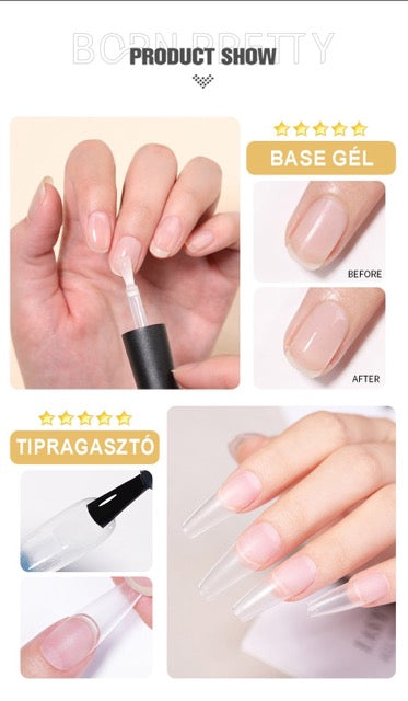 Born Pretty PRO - 8in1 Glue és Base Gél - 15 ml