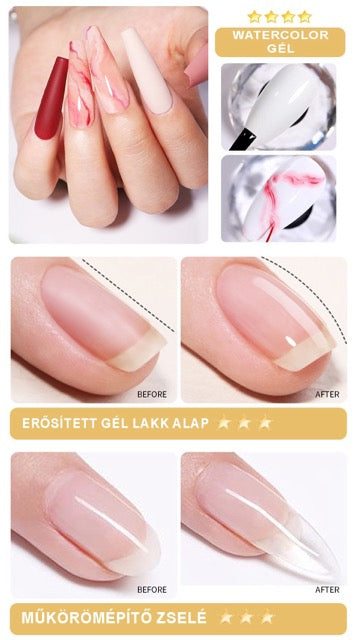 Born Pretty PRO - 8in1 Glue és Base Gél - 15 ml
