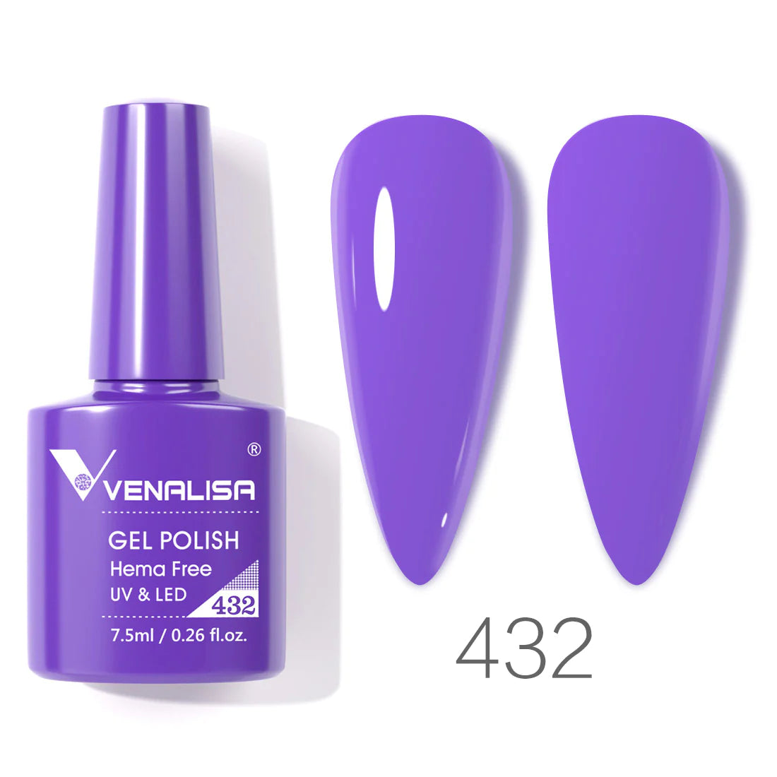 Venalisa Hema Free UV/LED Gél Lakk 7.5 ml - 432