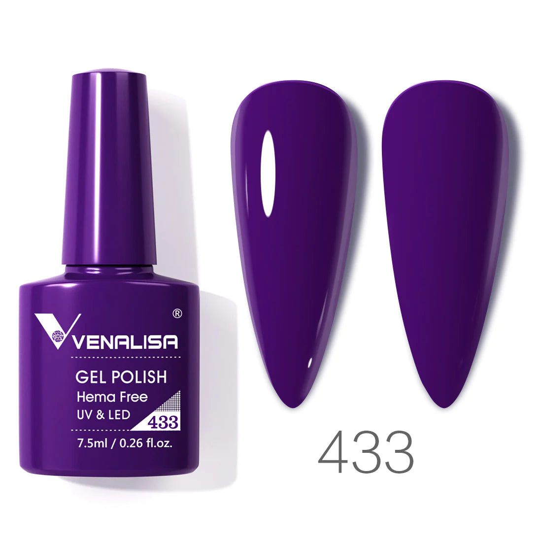 Venalisa Hema Free UV/LED Gél Lakk 7.5 ml - 433