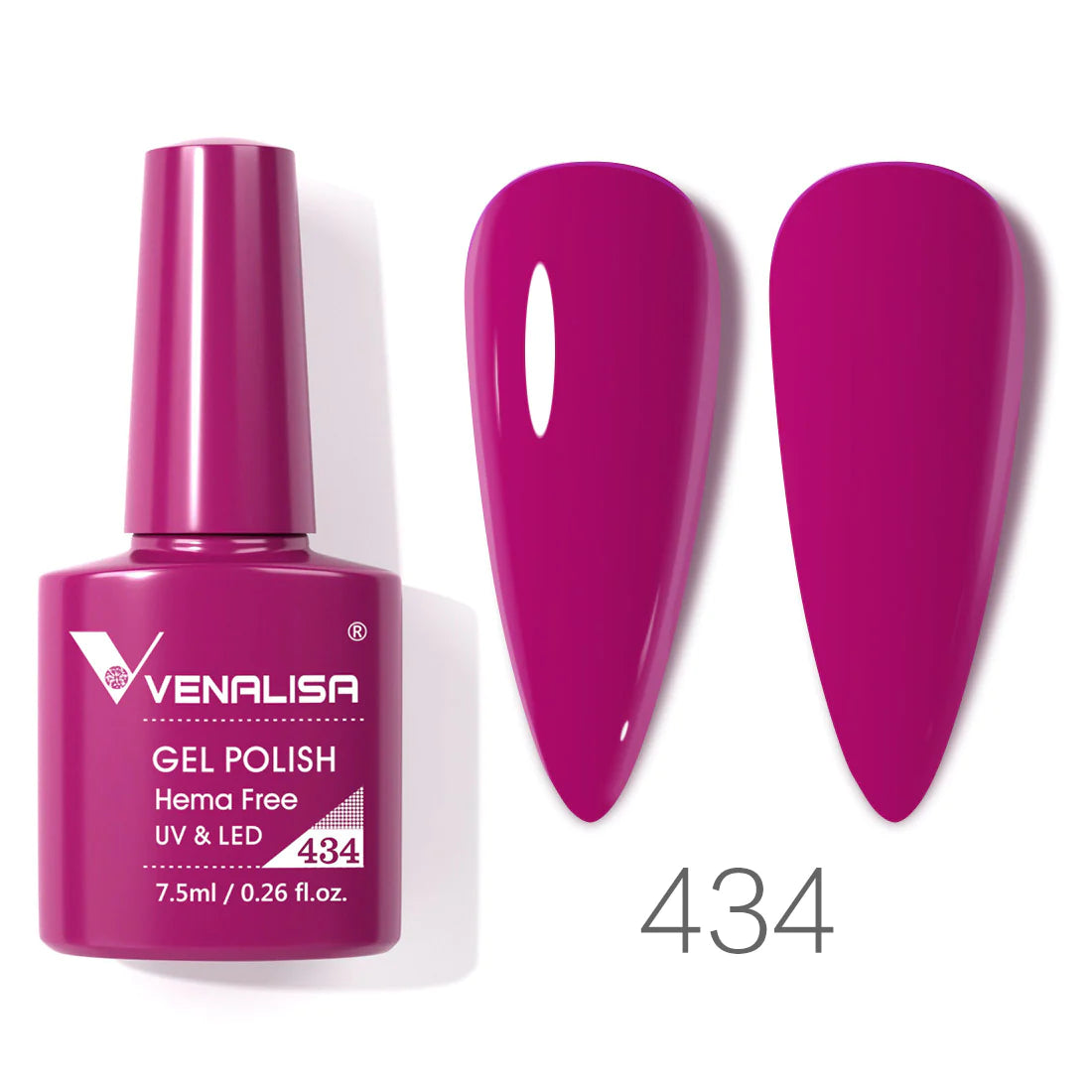 Venalisa Hema Free UV/LED Gél Lakk 7.5 ml - 434