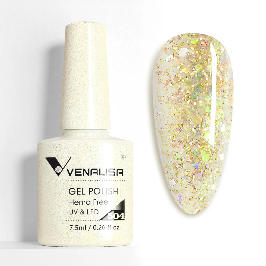 Venalisa Hema Free UV/LED Gél Lakk 7.5 ml - 504