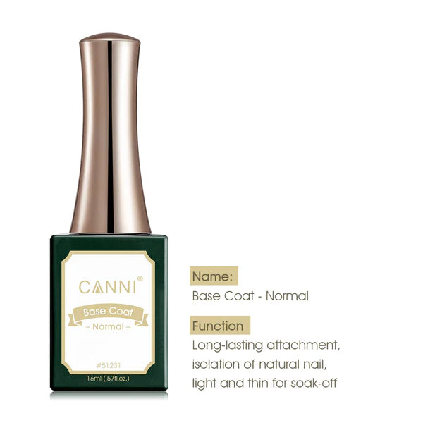 CANNI Base Coat Normal - Normál sűrűségű alapzselé - 16ml