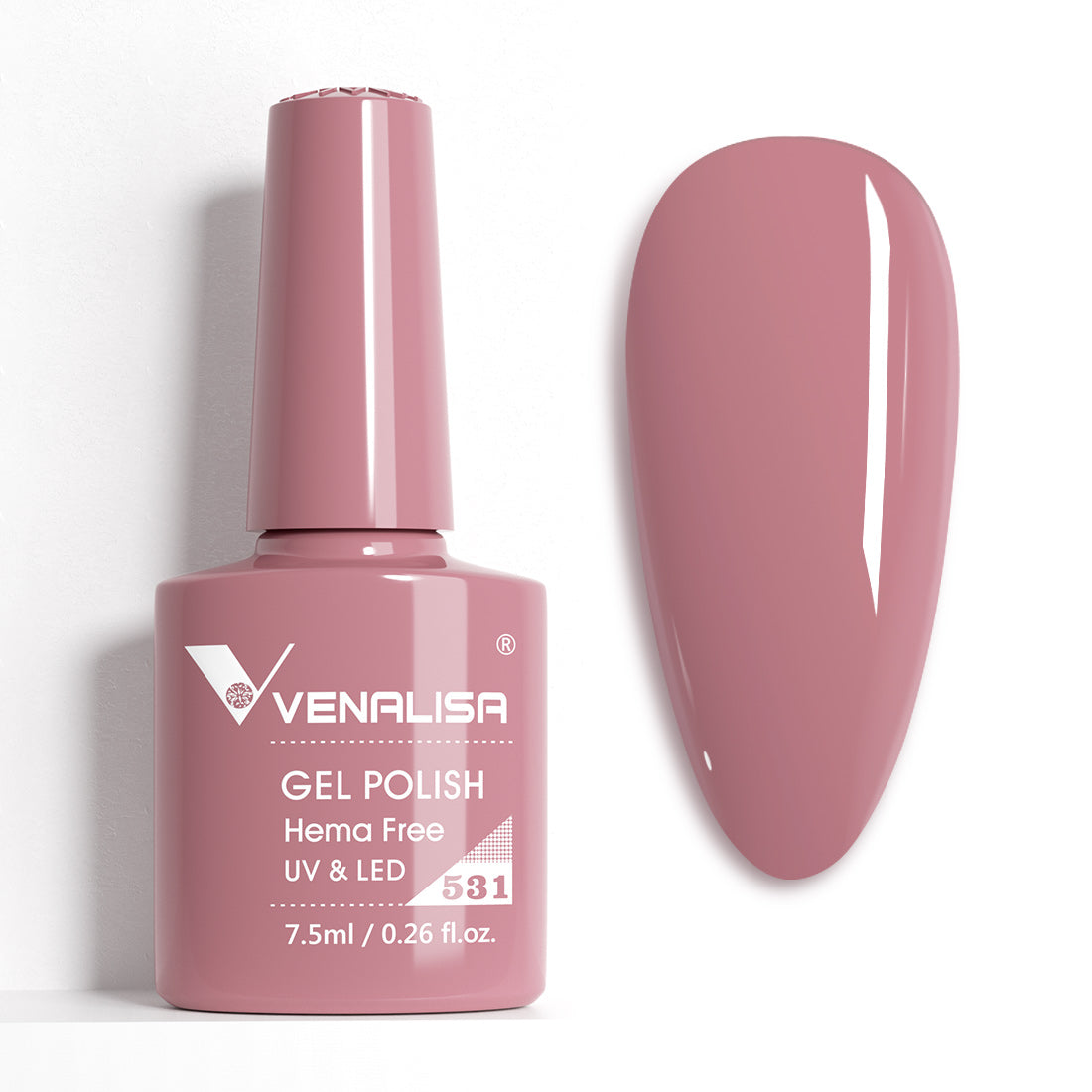 Venalisa Hema Free UV/LED Gél Lakk 7.5 ml - 531
