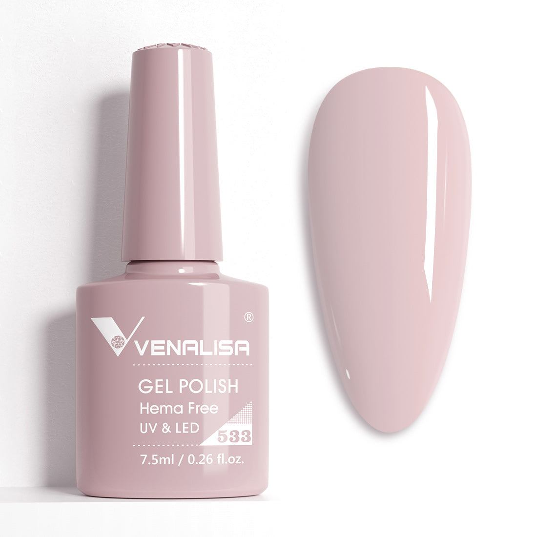 Venalisa Hema Free UV/LED Gél Lakk 7.5 ml - 533