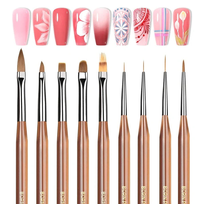 BORN PRETTY PRO ecset szett - 9 db
