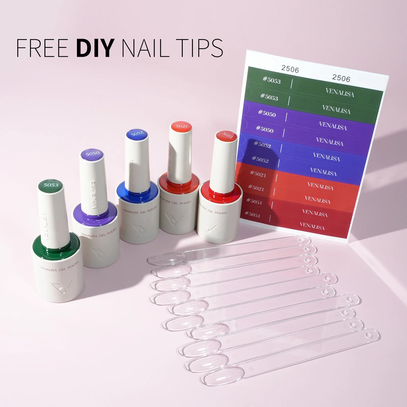 Venalisa HEMA-TPO free UV/LED Gel Polish Set 5x10 ml - Gothic Garden V2506