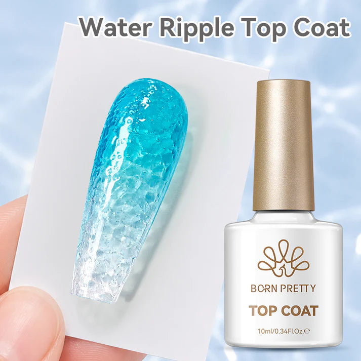 Born Pretty Water Ripple Top Coat - 10 ml - Vízhullám hatású fényzselé
