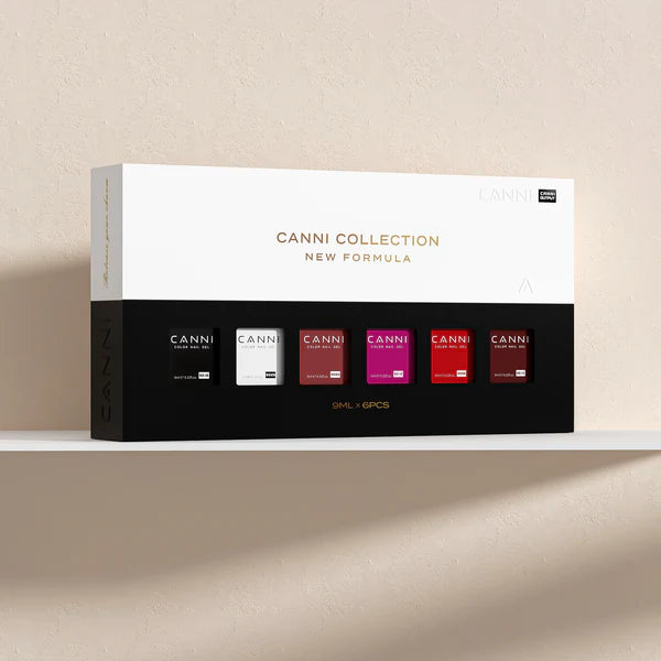 CANNI HEMA FREE UV/LED-Gellack-Set 6x9ml – Classic Trio