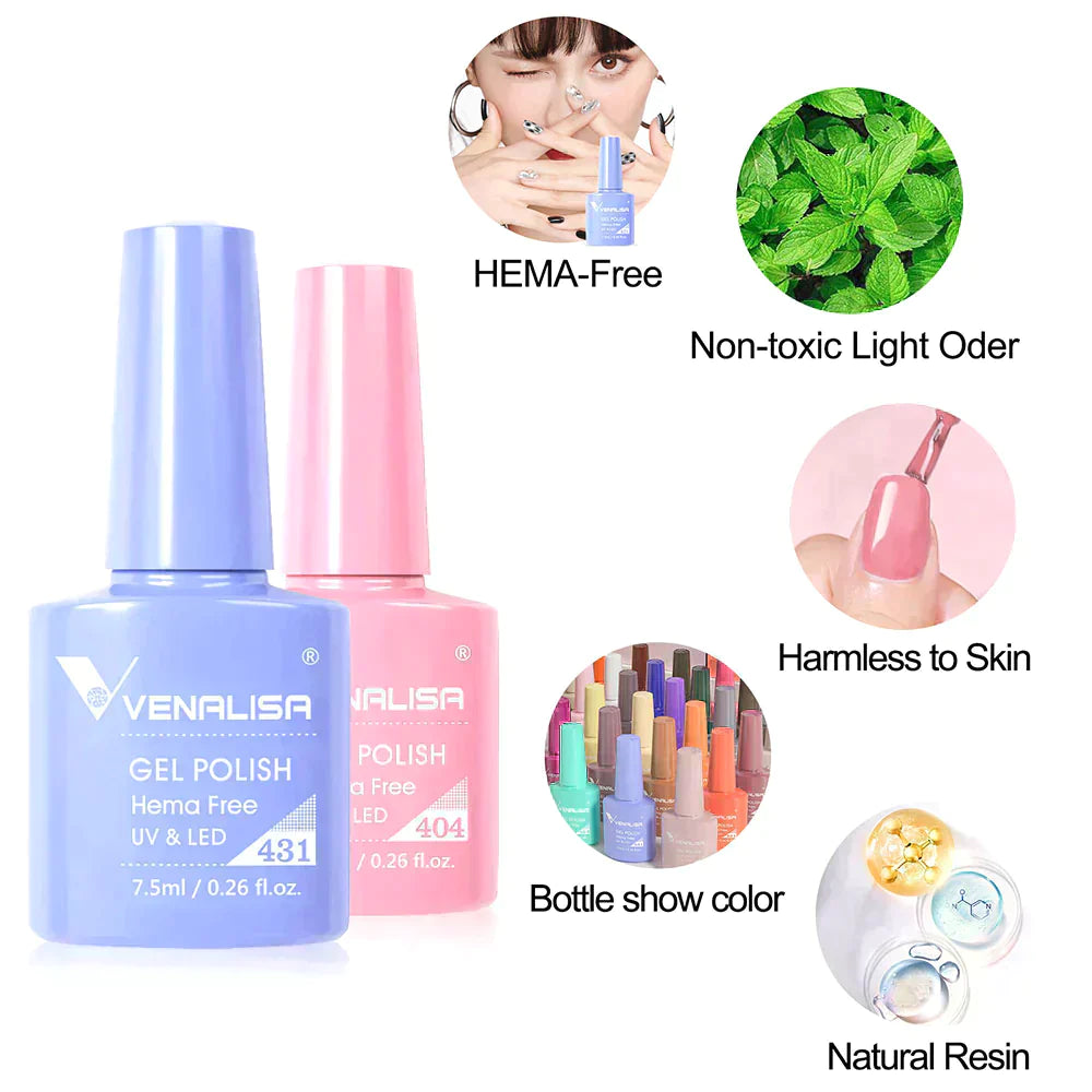 Venalisa Hema Free UV/LED Gél Lakk 7.5 ml - 429