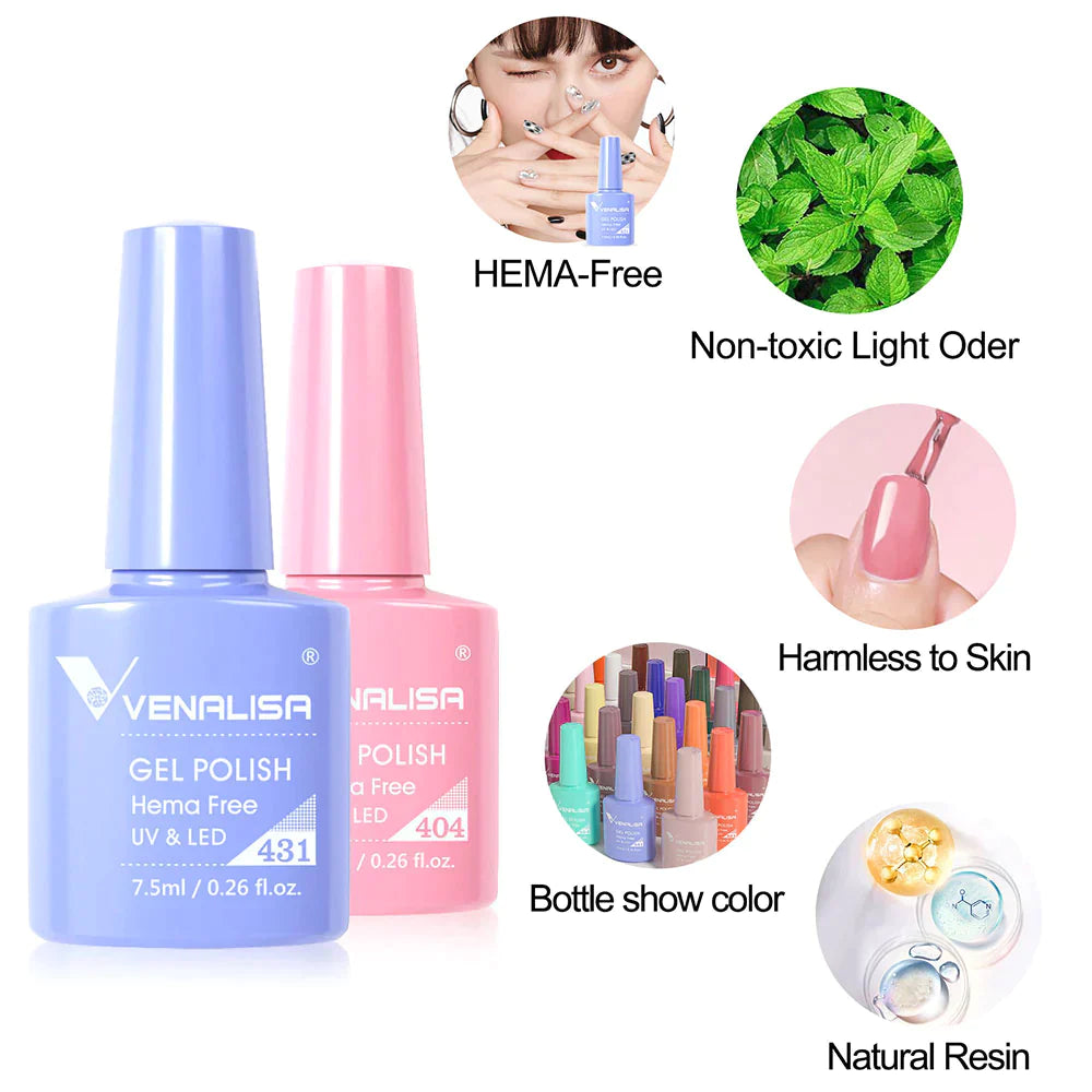 Venalisa Hema Free UV/LED Gél Lakk 7.5 ml - 404