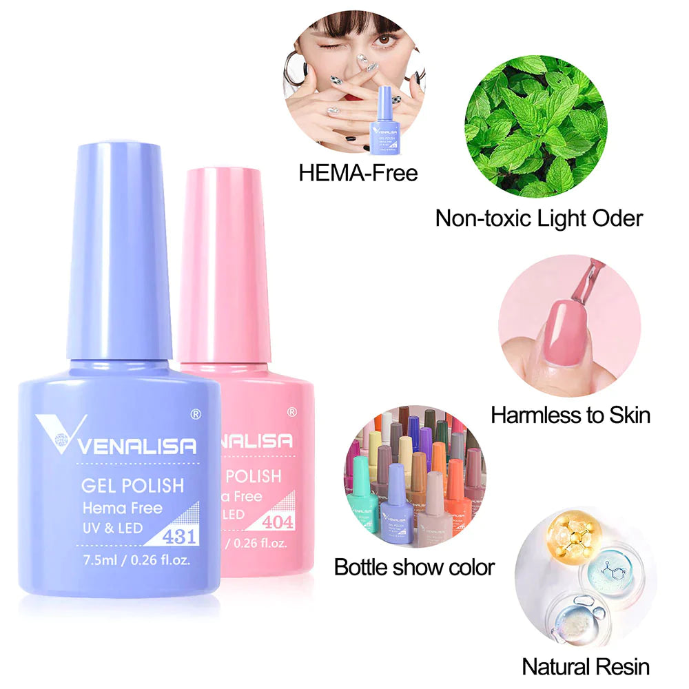 Venalisa Hema Free UV/LED Gél Lakk 7.5 ml - 405