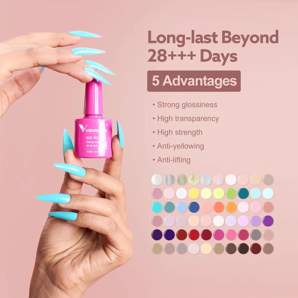 Venalisa Hema Free UV/LED Gél Lakk 7.5 ml - 522