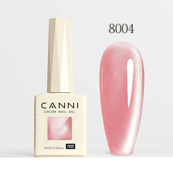 CANNI HEMA FREE UV/LED Cat Eye gél lakk 9 ml No. 8004