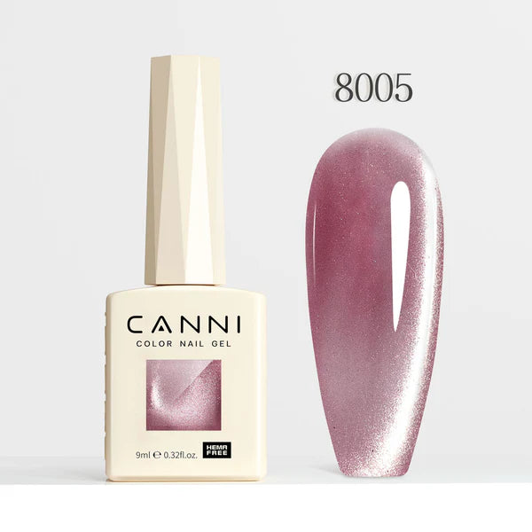 CANNI HEMA FREE UV/LED Cat Eye gél lakk 9 ml No. 8005