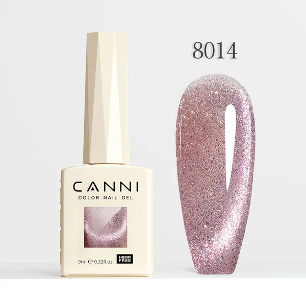 CANNI HEMA FREE UV/LED gél lakk 9 ml No. 8014