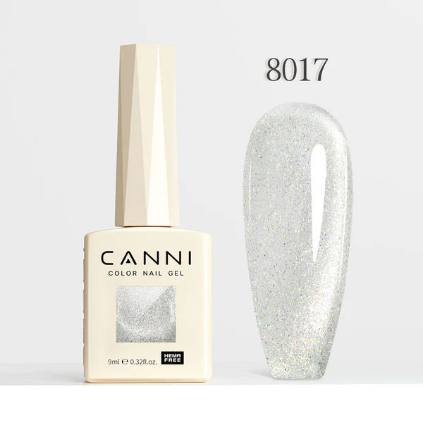 CANNI HEMA FREE UV/LED Cat Eye gél lakk 9 ml No. 8017