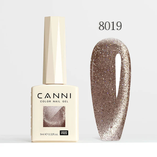 CANNI HEMA FREE UV/LED Cat Eye gél lakk 9 ml No. 8019
