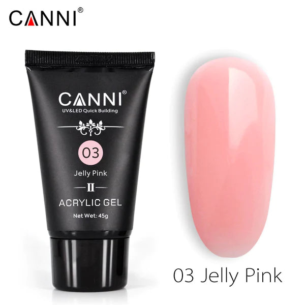 Copy of CANNI Poly Gél Új formula - 03 Jelly Pink - 45g