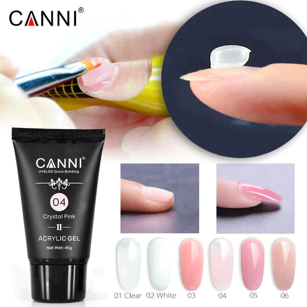 CANNI Poly Gél Új formula - 11 Milky Pink - 45g