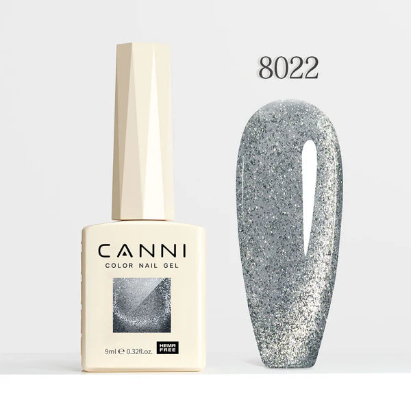 CANNI HEMA FREE UV/LED Cat Eye gél lakk 9 ml No. 8022