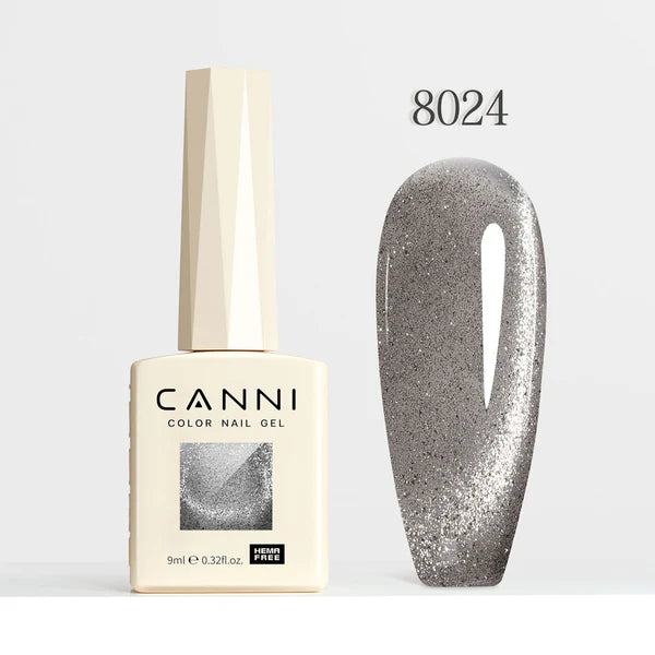 CANNI HEMA FREE UV/LED Cat Eye gél lakk 9 ml No. 8024