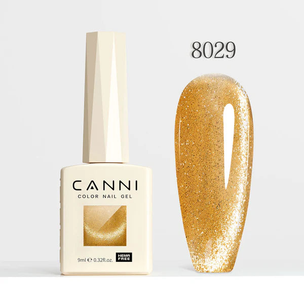 CANNI HEMA FREE UV/LED Cat Eye gél lakk 9 ml No. 8029