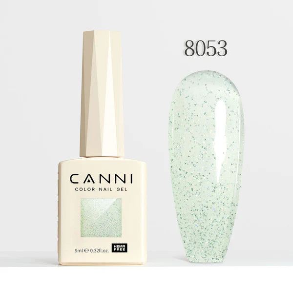 CANNI HEMA FREE UV/LED gél lakk 9 ml No.8053 - Fairy Glitter Series