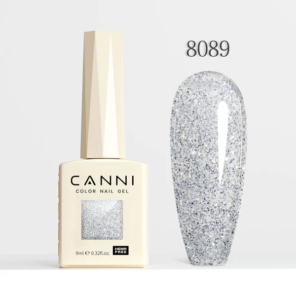CANNI HEMA FREE UV/LED gél lakk 9 ml No.8089 - Dawn Crystal