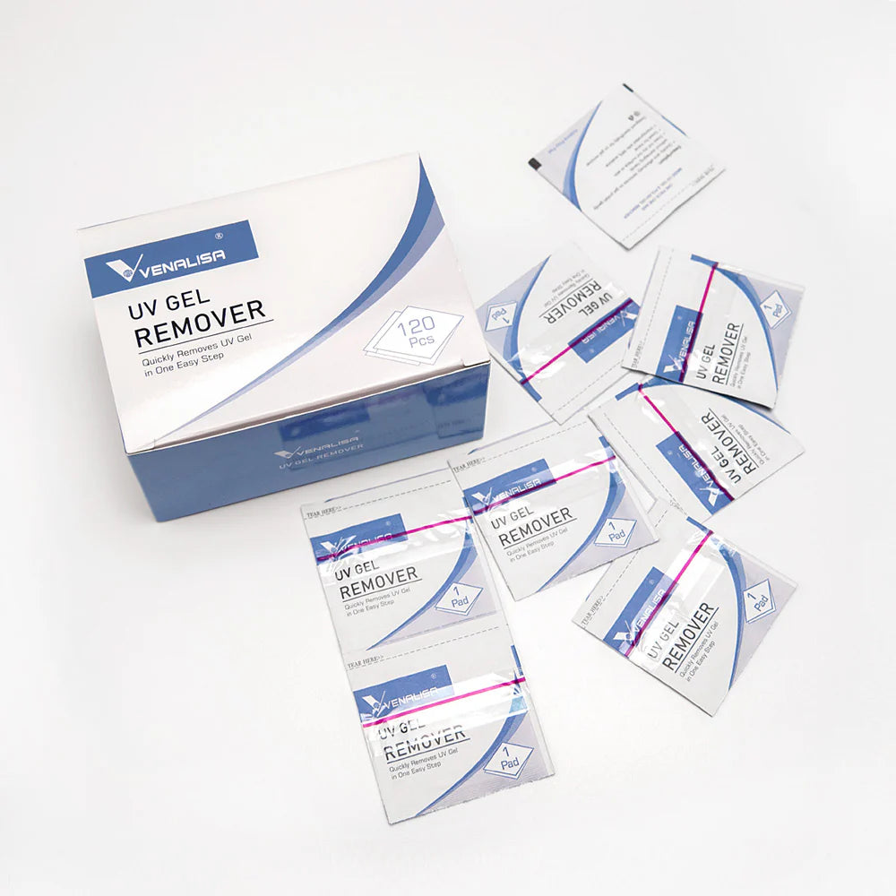 Venalisa UV Gel Remover – Gel-Lack Entferner Folien (120 Stück)