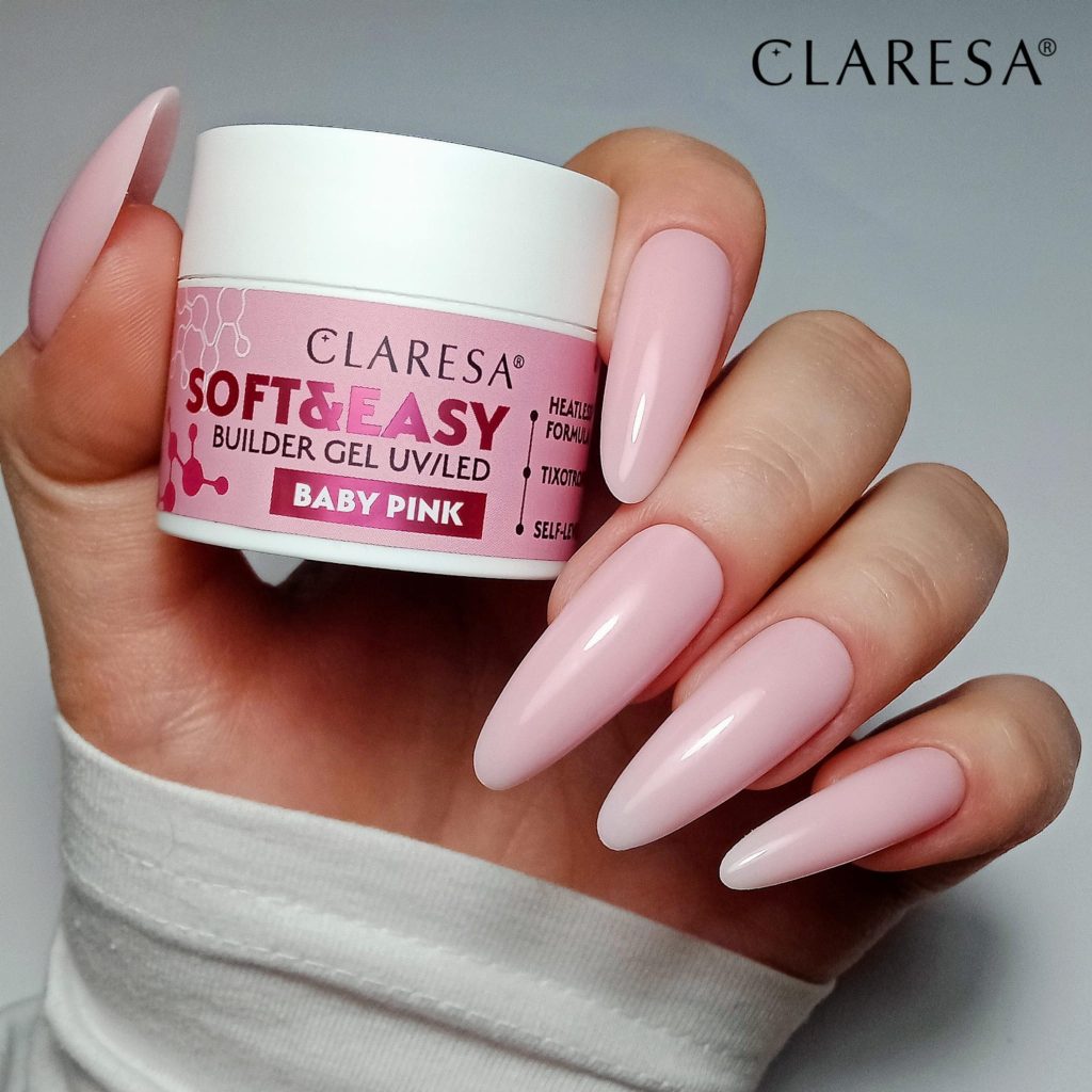 Claresa SOFT & EASY Aufbaugel BABY PINK