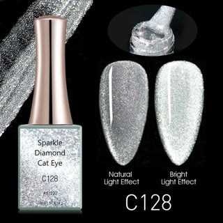 CANNI Sparkle Diamond Cat Eye gél lakk 16 ml C128